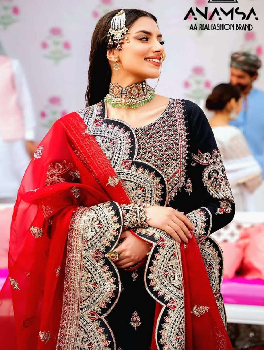 D -286 Semi Stitched Anamsa